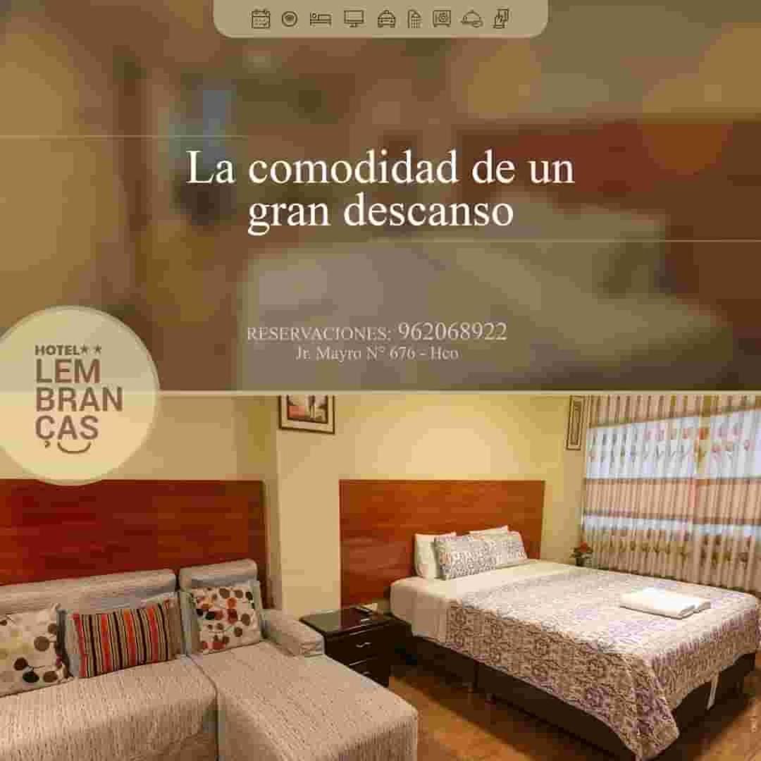 Lembrancas Hotel Huanuco Bagian luar foto