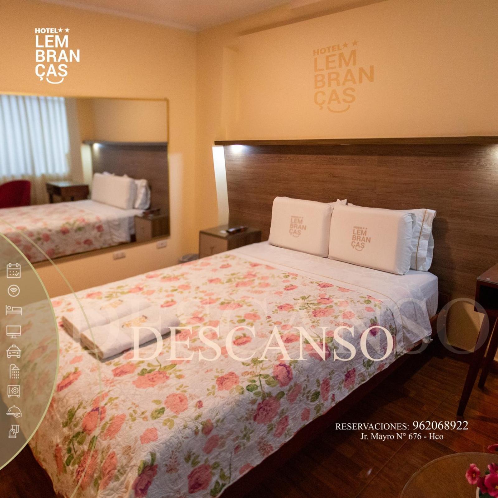Lembrancas Hotel Huanuco Bagian luar foto