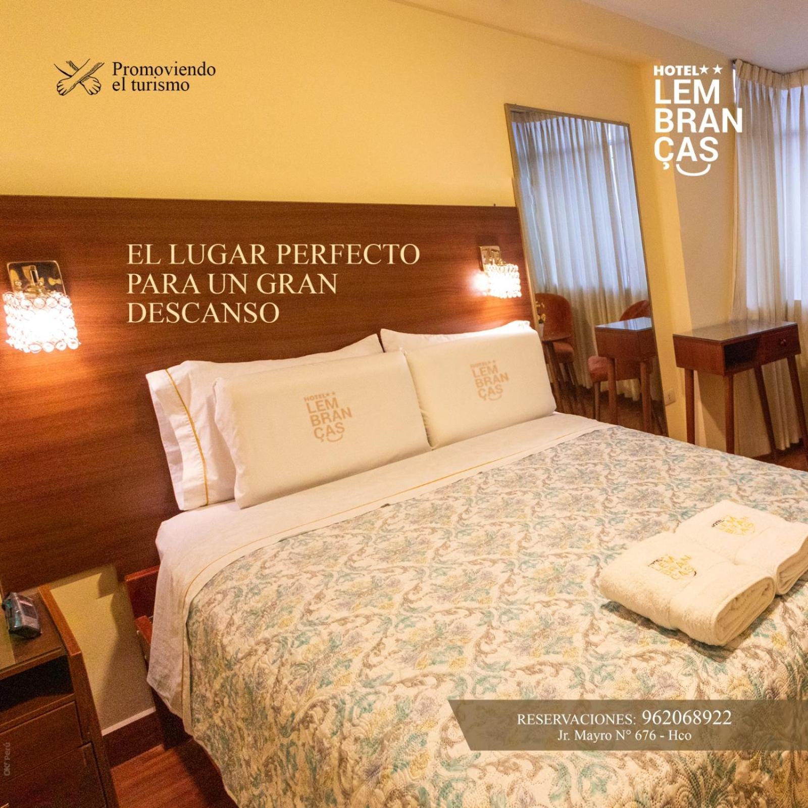 Lembrancas Hotel Huanuco Bagian luar foto